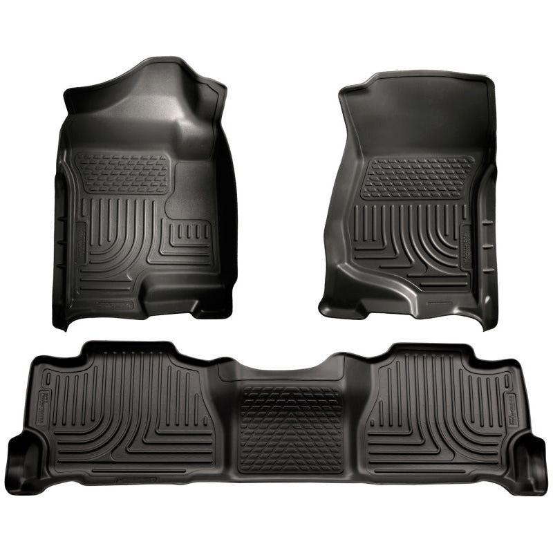 Husky Liners 98251 - HSL98251 - Husky Liners 07-13 GM Escalade/Suburban/Yukon WeatherBeater Black Front & 2nd Seat Floor Liners - Shipped in Europe - Tuningsupply.com
