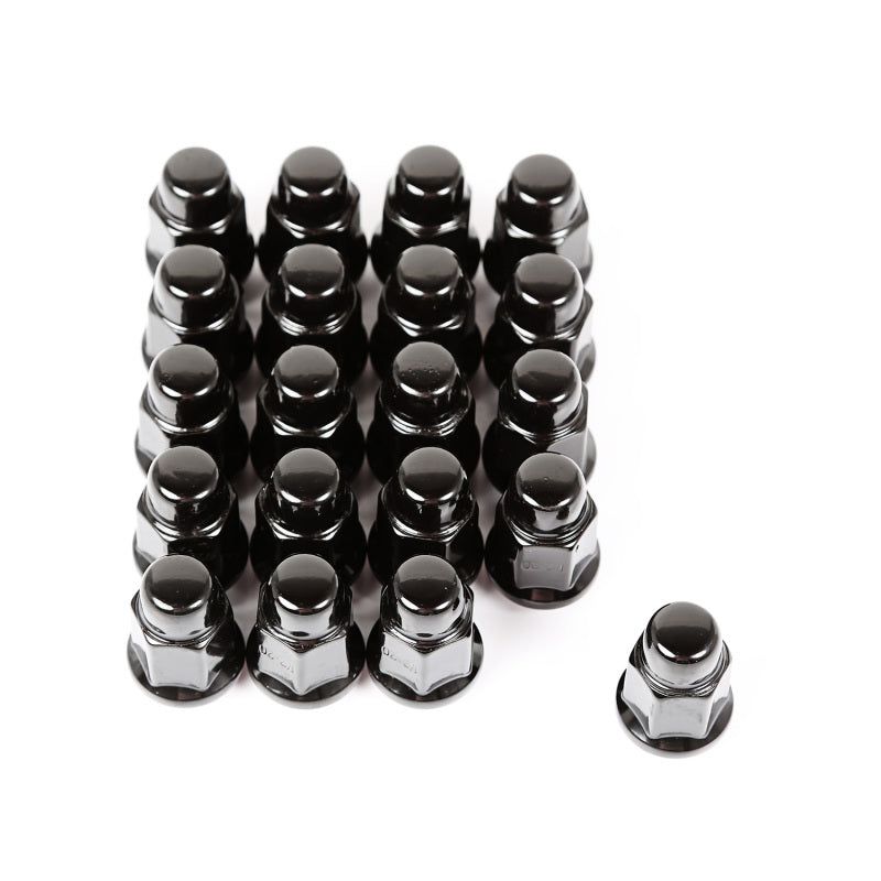 Rugged Ridge 16715.23 - RUG16715.23 - Rugged Ridge Wheel Lug Nut Set of 20 Black 1/2-20 - Shipped in Europe - Tuningsupply.com