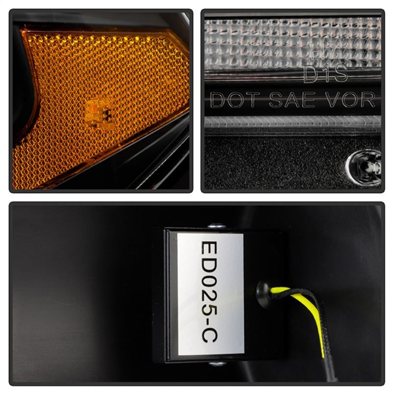 SPYDER 5088680 - SPY5088680 - Spyder 11-13 Dodge Durango (HID Model Only) Projector Headlights - Black PRO-YD-DDU11HIDSI-BK - Shipped in Europe - Tuningsupply.com