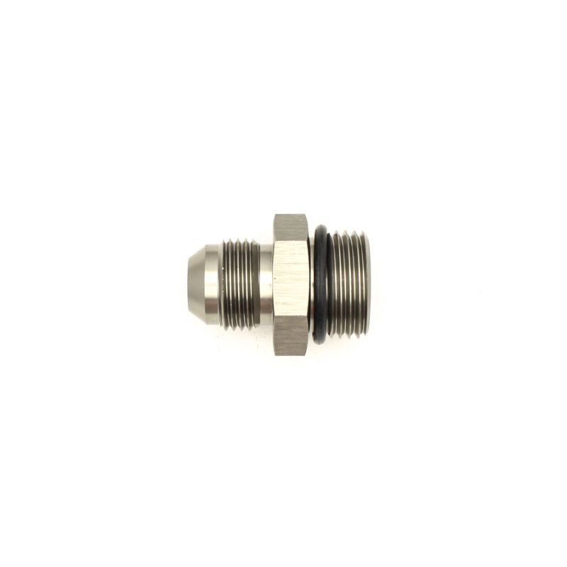 DeatschWerks 6-02-0406-B - DWK6-02-0406-B - DeatschWerks 10AN ORB Male to 8AN Male Flare Adapter (Incl O-Ring) - Anodized Matte Black - Shipped in Europe - Tuningsupply.com