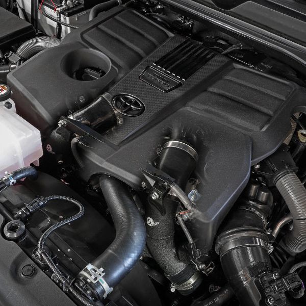 aFe 46-20568-B - AFE46-20568-B - aFe 2022 Toyota Tundra V6-3.5L (tt) BladeRunner 2.5in Aluminum Hot Charge Pipe - Black - Shipped in Europe - Tuningsupply.com