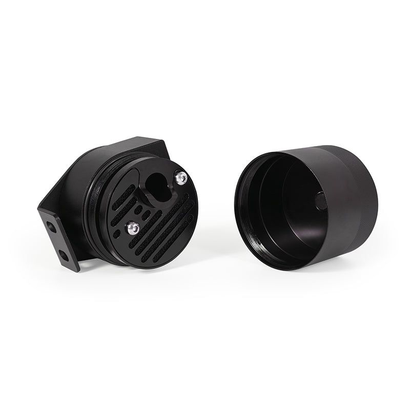 Mishimoto MMBCC-F2D-08BE - MISMMBCC-F2D-08BE - Mishimoto 2008-2010 Powerstroke Baffled Oil Catch Can Kit - Shipped in Europe - Tuningsupply.com