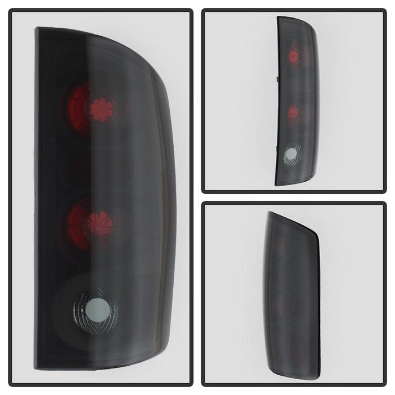 SPYDER 5078100 - SPY5078100 - Spyder Dodge Ram 02-06 1500/Ram 2500/3500 03-06 Euro Style Tail Lights Black Smoke ALT-YD-DRAM02-BSM - Shipped in Europe - Tuningsupply.com