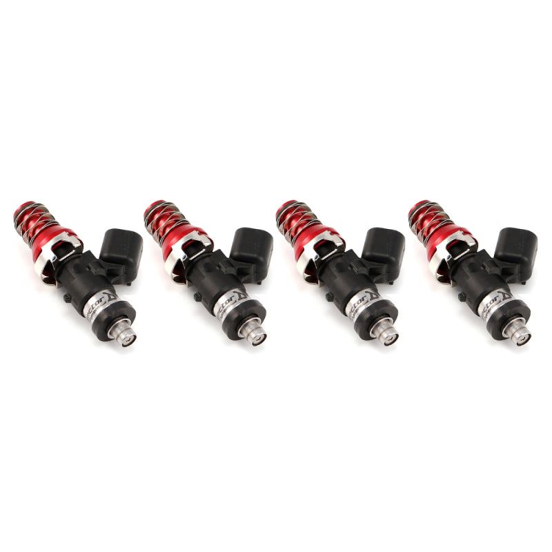 Injector Dynamics 1050.19.01.48.11.4 - IDX1050.19.01.48.11.4 - Injector Dynamics ID1050 Injectors- 11mm Top Adapter (Red)- Denso Lower Cushions (Set Of 4) - Shipped in Europe - Tuningsupply.com