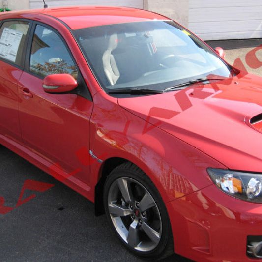 Rally Armor MF15-UR-BLK/RD - RALMF15-UR-BLK/RD - Rally Armor 08-11 Subaru STI (Hatch Only) / 11-14 WRX (Hatch Only) Black UR Mud Flap w/Red Logo - Shipped in Europe - Tuningsupply.com