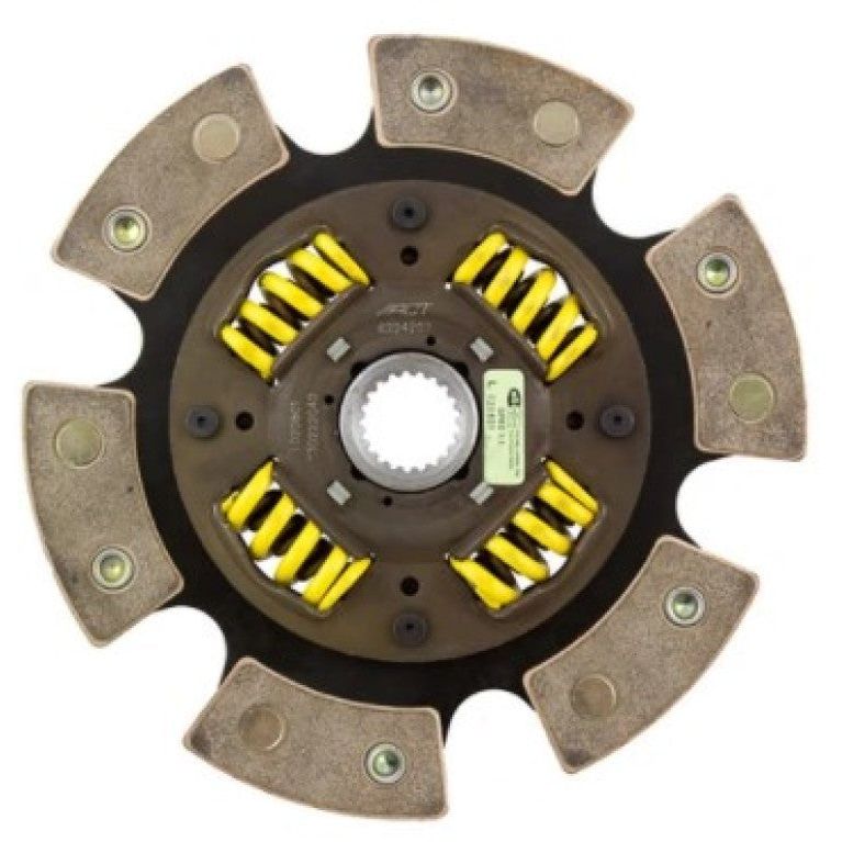 ACT 6280306 - ACT6280306 - ACT 6 Pad Sprung Race Disc for LS Engine/Flywheel w/Nissan 350Z Trans/Input Shaft (S/O No Cancel) - Shipped in Europe - Tuningsupply.com