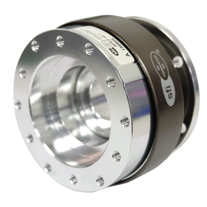 NRG SRK-200-1SL - NRGSRK-200-1SL - NRG Quick Release Gen 2.0 - Silver Body / Chrome Ring SFI Spec 42.1 - Shipped in Europe - Tuningsupply.com