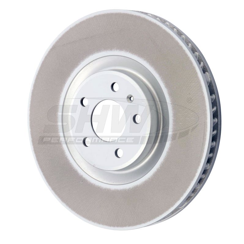 SHW Performance PFR39528 - SHWPFR39528 - SHW 20-21 Porsche Macan GTS 2.9L Right Front Smooth Monobloc Brake Rotor (95B615302AA) - Shipped in Europe - Tuningsupply.com