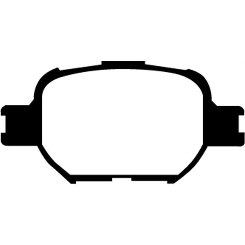 EBC DP41325R - EBCDP41325R - EBC 04-10 Scion TC 2.4 Yellowstuff Front Brake Pads - Shipped in Europe - Tuningsupply.com