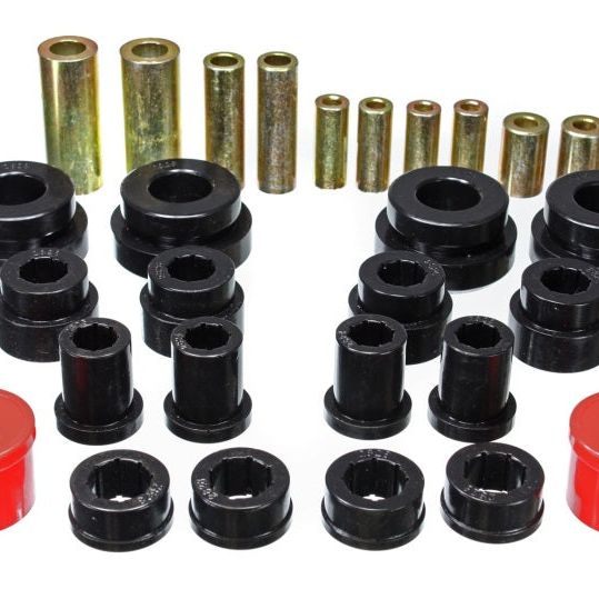 Energy Suspension 7.3121G - ENG7.3121G - Energy Suspension 02-09 350Z / 03-07 Infiniti G35 Black Front Control Arm Bushing Set - Shipped in Europe - Tuningsupply.com