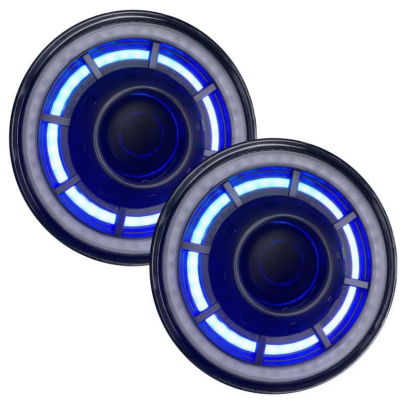 ORACLE Lighting 5876-335 - ORL5876-335 - Oracle Oculus 7in ColorSHIFT Bi-LED Projector Headlights for Jeep Wrangler JK - Shipped in Europe - Tuningsupply.com