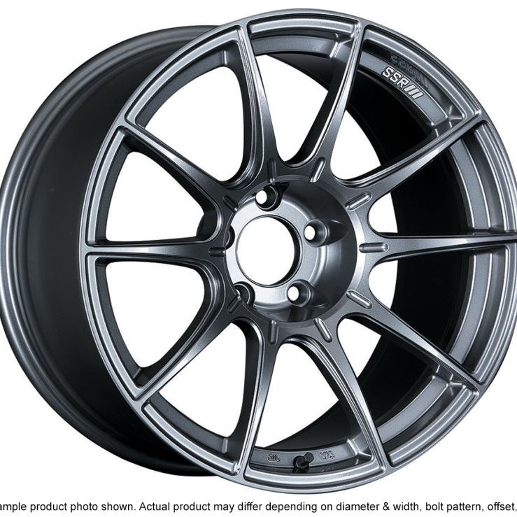 SSR XA18950+2205GDK - SSRXA18950+2205GDK - SSR GTX01 18x9.5 5x114.3 22mm Offset Dark Silver Wheel Evo 8 9 X / G35 / 350z / 370z - Shipped in Europe - Tuningsupply.com