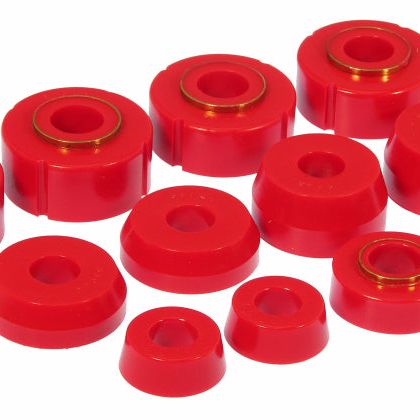 Prothane 6-105 - PRO6-105 - Prothane 66-79 Ford F100-350 4wd Body Mount - Red - Shipped in Europe - Tuningsupply.com