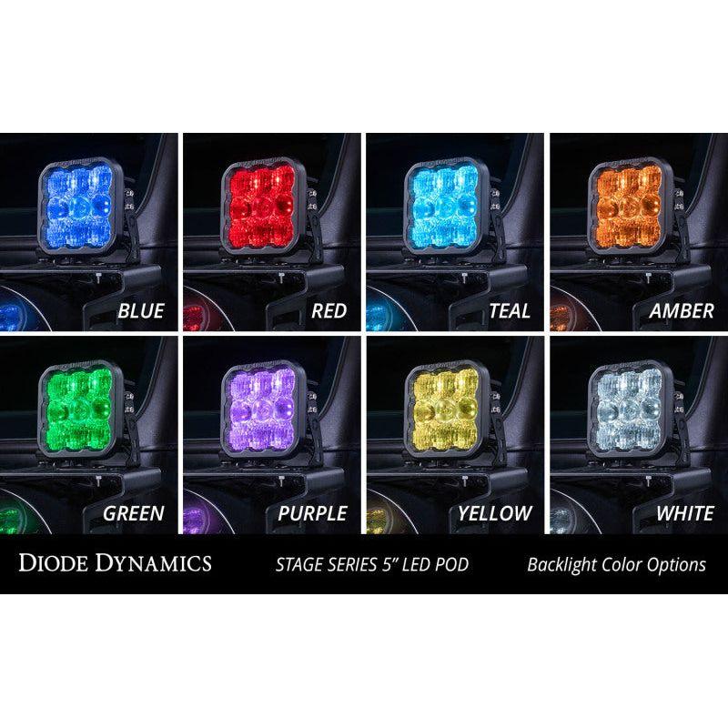 Diode Dynamics DD6769P - DIODD6769P - Diode Dynamics SS5 LED Pod Sport - White Combo (Pair) - Shipped in Europe - Tuningsupply.com