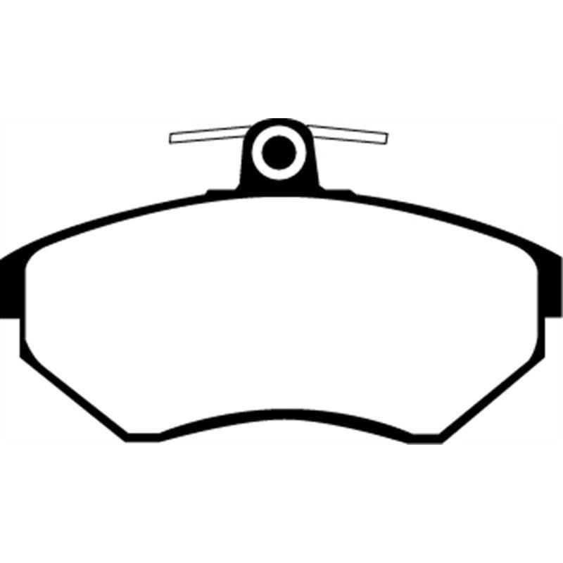 EBC DP41112R - EBCDP41112R - EBC 97-02 Volkswagen Cabriolet 2.0 Yellowstuff Front Brake Pads - Shipped in Europe - Tuningsupply.com
