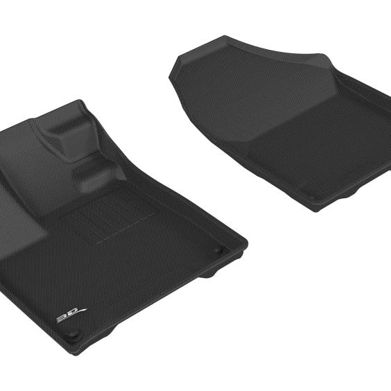 3D MAXpider L1HD08311509 - ACEL1HD08311509 - 3D MAXpider 2017-2020 Honda Ridgeline Kagu 1st Row Floormat - Black - Shipped in Europe - Tuningsupply.com
