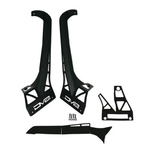 DV8 Offroad LBJL-07 - DVELBJL-07 - DV8 Offroad 20-22 Jeep JL 392 & JT Mojave A-Pillar Light Bar Mount - Shipped in Europe - Tuningsupply.com