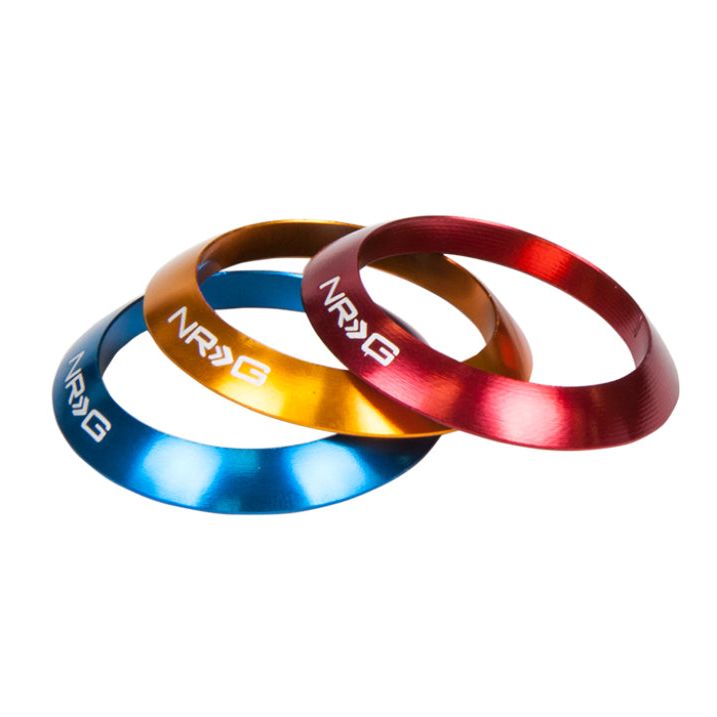 NRG SK-016WT - NRGSK-016WT - NRG Shift Knob - White (Includes 4 Interchangeable Rings) - Shipped in Europe - Tuningsupply.com