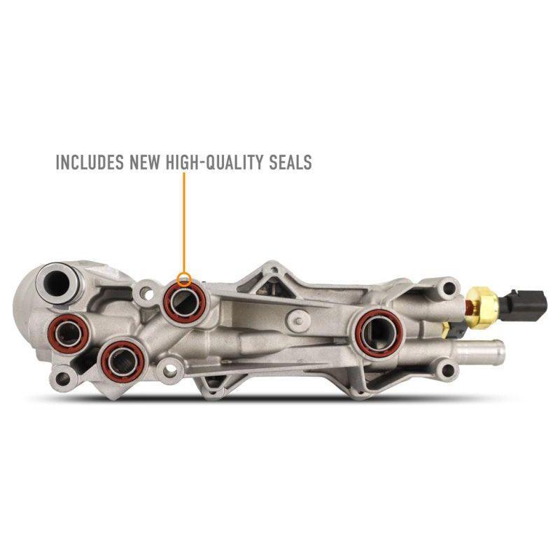 Mishimoto MMOFH-JK-12 - MISMMOFH-JK-12 - Mishimoto 12-18 Jeep Wrangler JK Aluminum Oil Filter Housing 3.6L - Shipped in Europe - Tuningsupply.com