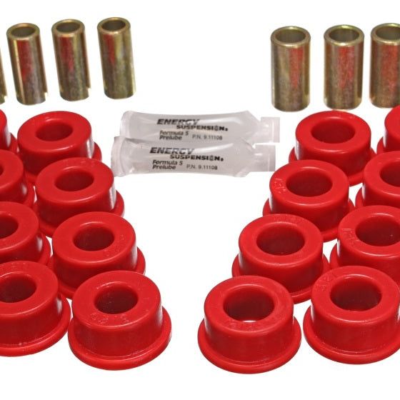 Energy Suspension 3.3145R - ENG3.3145R - Energy Suspension 84-95 Chevy Corvette Red Rear End Control Arm Bushing Set - Shipped in Europe - Tuningsupply.com