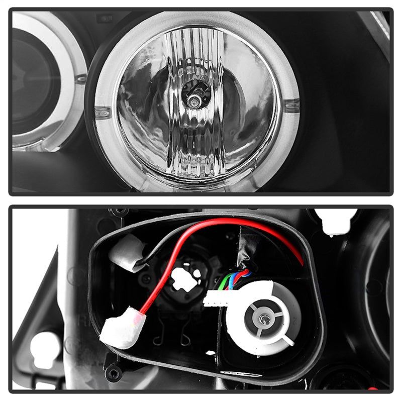 SPYDER 5009005 - SPY5009005 - Spyder BMW E90 3-Series 06-08 Projector LED Halo Amber Reflector Rplc Bulb Blk PRO-YD-BMWE9005-AM-BK - Shipped in Europe - Tuningsupply.com