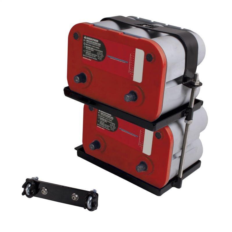 Rugged Ridge 11214.52 - RUG11214.52 - Rugged Ridge 97-06 Jeep Wrangler Dual Battery Tray - Shipped in Europe - Tuningsupply.com