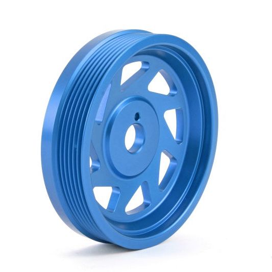 Perrin Performance PSP-ENG-101BL - PERPSP-ENG-101BL - PERRIN 15-18 Subaru WRX / 13-20 BRZ / 14-18 FXT / 13-16 Crosstrek Lightened Crank Pulley - Blue - Shipped in Europe - Tuningsupply.com