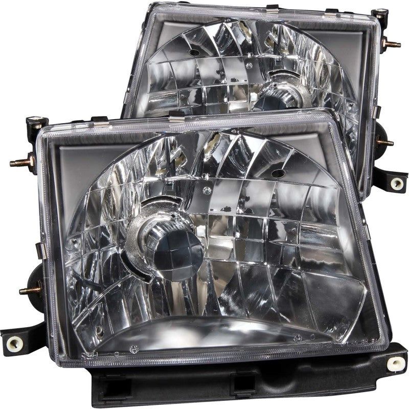ANZO 121139 - ANZ121139 - ANZO 1997-2000 Toyota Tacoma Crystal Headlights Black - Shipped in Europe - Tuningsupply.com