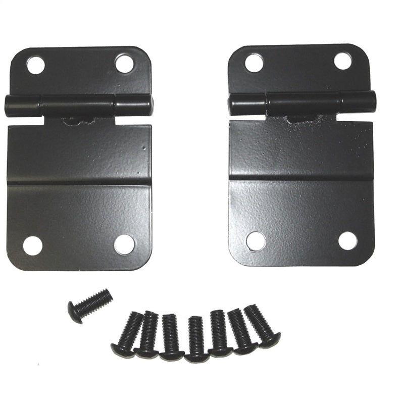 Rugged Ridge 11207.01 - RUG11207.01 - Rugged Ridge 76-86 Jeep CJ Black Lower Tailgate Hinge Set - Shipped in Europe - Tuningsupply.com