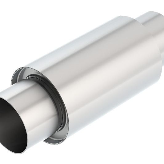 Borla 40004S - BOR40004S - Borla 3 -1/2in In/Out x 5in Round x 8in Long XR-1 Sportsman Shorty Racing Muffler - Shipped in Europe - Tuningsupply.com