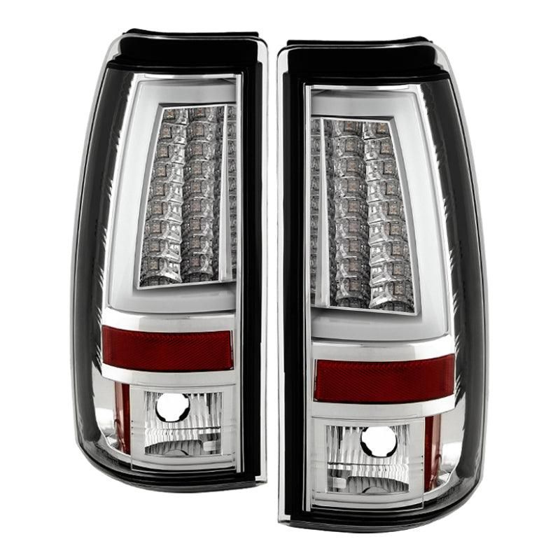 SPYDER 5081902 - SPY5081902 - Spyder Chevy Silverado 1500/2500 03-06 Version 2 LED Tail Lights - Chrome ALT-YD-CS03V2-LED-C - Shipped in Europe - Tuningsupply.com
