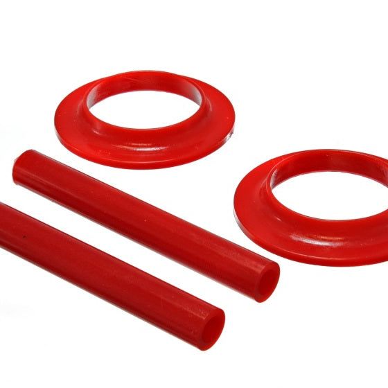 Energy Suspension 9.6102R - ENG9.6102R - Energy Suspension GM Spring Isolator Set - Red - Shipped in Europe - Tuningsupply.com