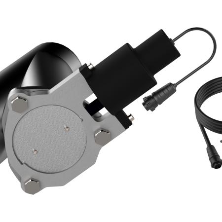 QTP QTEC35 - QTPQTEC35 - QTP 3.5in Bolt-On QTEC Electric Cutout Valve - Single - Shipped in Europe - Tuningsupply.com