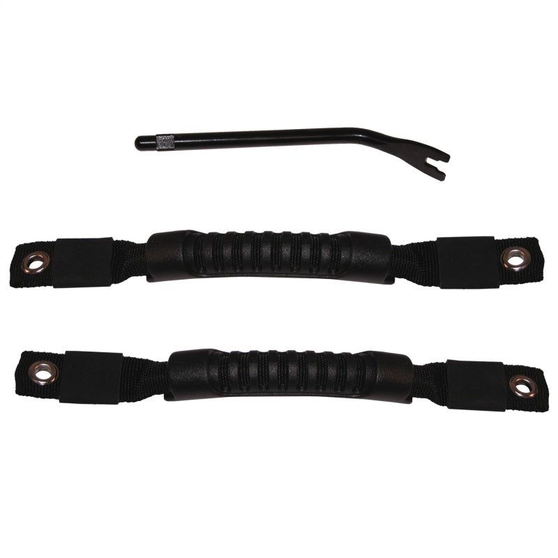 Rugged Ridge 11826.01 - RUG11826.01 - Rugged Ridge Door Pull Straps Black 97-06 Jeep Wrangler - Shipped in Europe - Tuningsupply.com