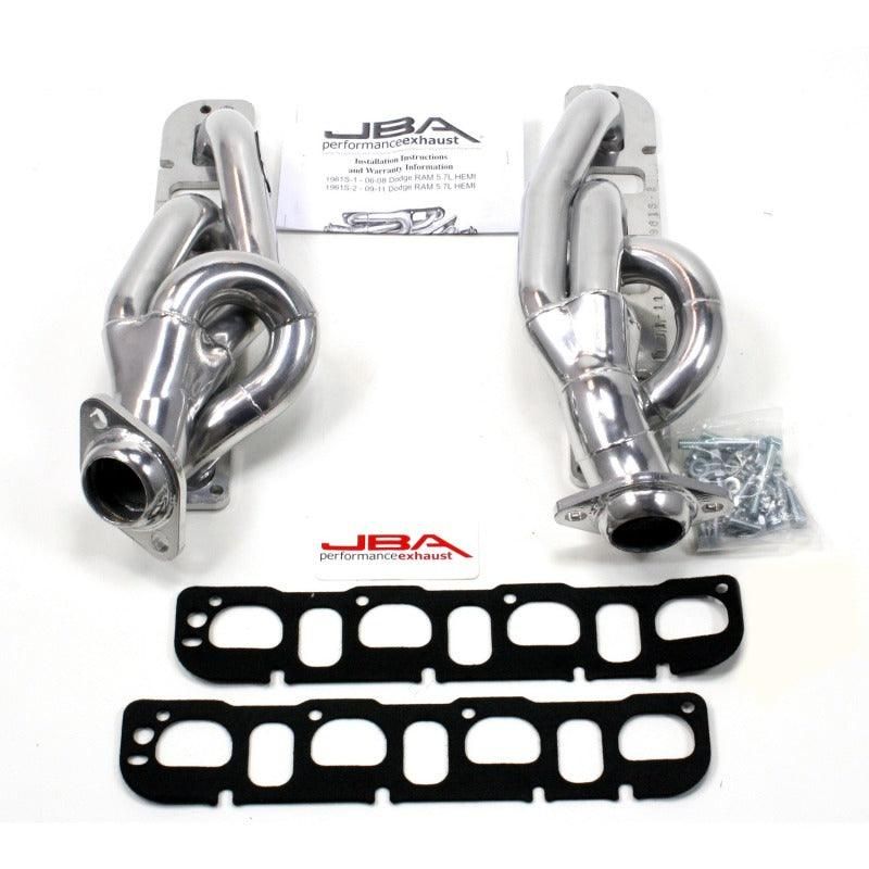 JBA 1961S-2JS - JBA1961S-2JS - JBA 09-19 RAM 5.7L HEMI 1-5/8in Primary Silver Ctd Cat4Ward Header - Shipped in Europe - Tuningsupply.com
