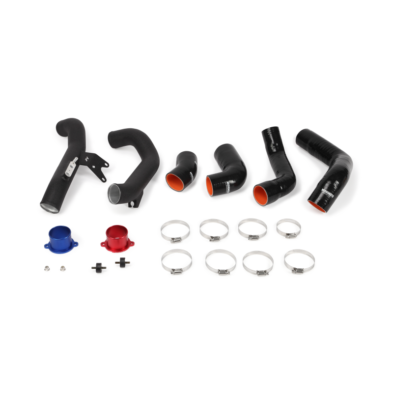 Mishimoto MMICP-CIV-16KWBK - MISMMICP-CIV-16KWBK - Mishimoto 2016+ Honda Civic 1.5T/Si Performance Intercooler Pipe Kit- Wrinkle Black - Shipped in Europe - Tuningsupply.com