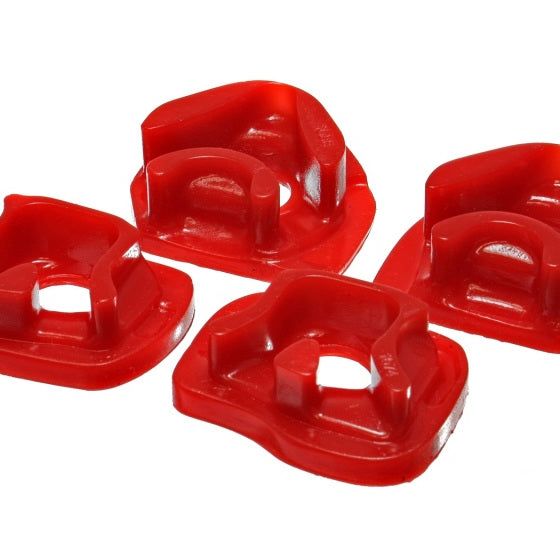 Energy Suspension 16.1110R - ENG16.1110R - Energy Suspension 02-04 Acura RSX (includes Type S) / 02-04 Honda Civic Si Red Motor Mount Inserts ( - Shipped in Europe - Tuningsupply.com