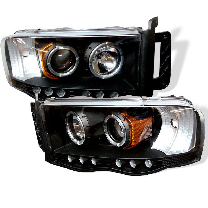 SPYDER 5009975 - SPY5009975 - Spyder Dodge Ram 1500 02-05/Ram 2500 03-05 Projector Headlights LED Halo LED Blk PRO-YD-DR02-HL-BK - Shipped in Europe - Tuningsupply.com