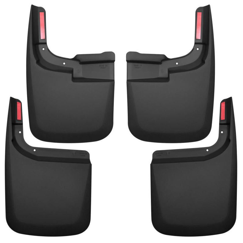 Husky Liners 58466 - HSL58466 - Husky Liners 2017 Ford F-250/F350 Custom-Molded Front and Rear Mud Guards - Shipped in Europe - Tuningsupply.com
