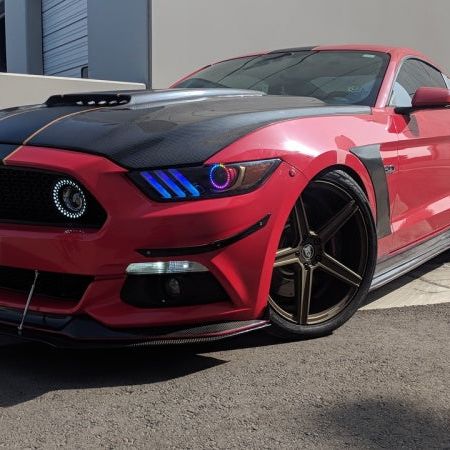ORACLE Lighting 1335-332 - ORL1335-332 - Oracle 15-17 Ford Mustang V6/GT/Shelby Dynamic DRL w/ Halo Kit - ColorSHIFT - Dynamic - Shipped in Europe - Tuningsupply.com