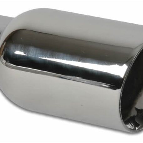 Vibrant 1207 - VIB1207 - Vibrant 4in Round SS Exhaust Tip (Double Wall Angle Cut Beveled Outlet) - Shipped in Europe - Tuningsupply.com