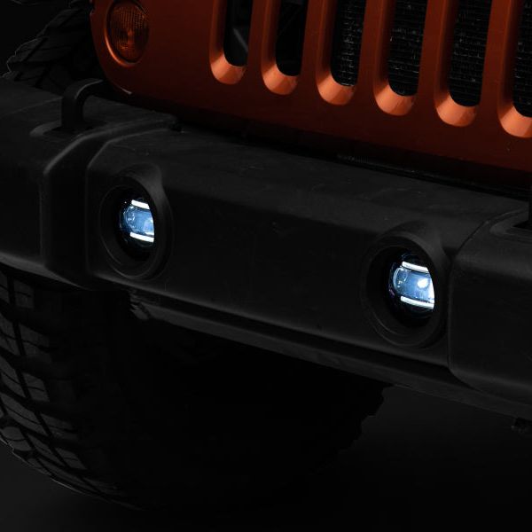 Raxiom J130814 - RAXJ130814 - Raxiom 07-22 Jeep Wrangler JK/JL Axial Series LED Fog Lights - Shipped in Europe - Tuningsupply.com