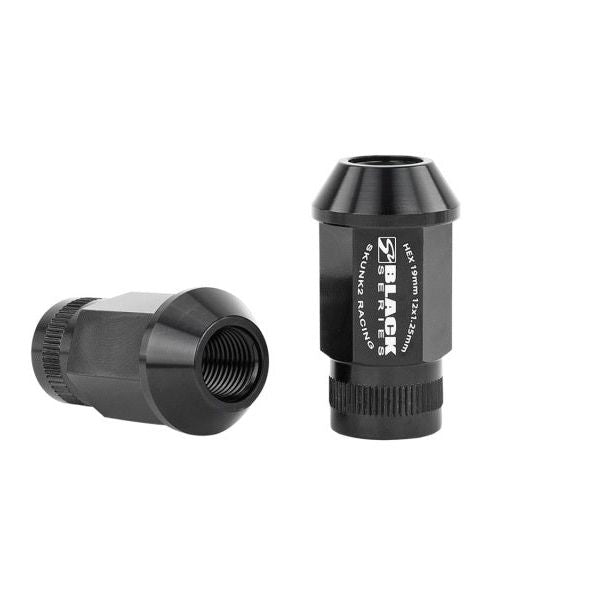 Skunk2 Racing 520-99-0835 - SKK520-99-0835 - Skunk2 12x1.25 Forged Lug Nut - Black (Set of 20) - Shipped in Europe - Tuningsupply.com