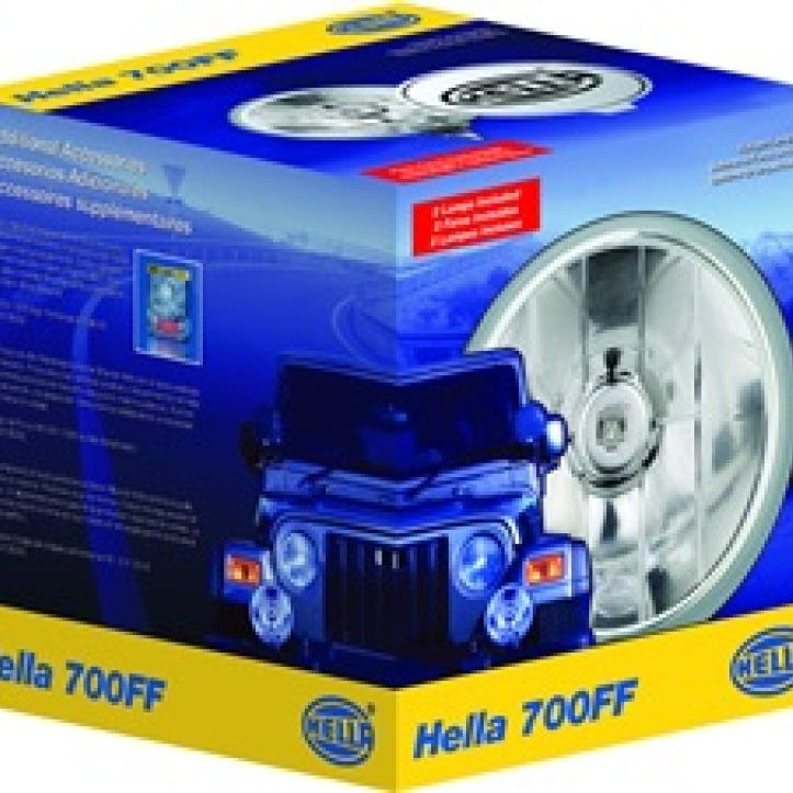 Hella LA010032801 - HELLA010032801 - Hella 700FF H3 12V/55W Halogen Driving Lamp Kit - Shipped in Europe - Tuningsupply.com