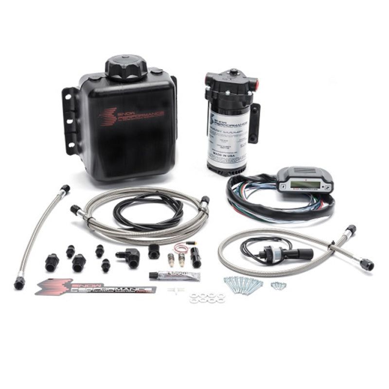 Snow Performance SNO-320-BRD - SNOSNO-320-BRD - Snow Performance Stg 3 Boost Cooler DI 2D MAP Prog. Water Injection Kit (SS Braided Line & 4AN) - Shipped in Europe - Tuningsupply.com