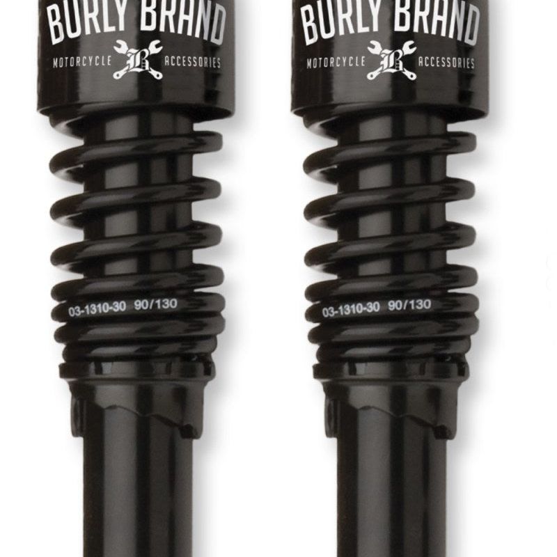 Burly Brand B28-1203B - BURB28-1203B - Burly Brand FLH Shocks - Black - Shipped in Europe - Tuningsupply.com