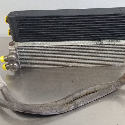 CSF 8110 - CSF8110 - CSF Universal Dual-Pass Oil Cooler (RS Style) - M22 x 1.5 - 24in L x 5.75in H x 2.16in W - Shipped in Europe - Tuningsupply.com