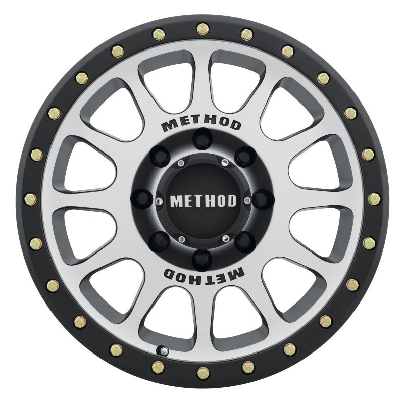 Method Wheels MR30578587300 - MRWMR30578587300 - Method MR305 NV 17x8.5 0mm Offset 8x170 130.81mm CB Machined/Black Street Loc Wheel - Shipped in Europe - Tuningsupply.com