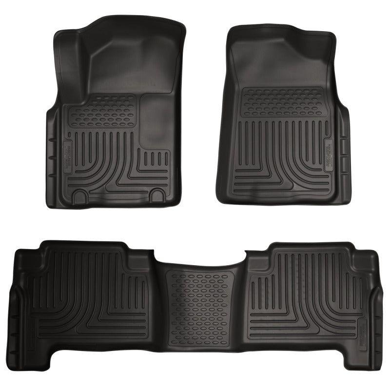 Husky Liners 98611 - HSL98611 - Husky Liners 2011 Infiniti QX56 WeatherBeater Combo Black Floor Liners - Shipped in Europe - Tuningsupply.com