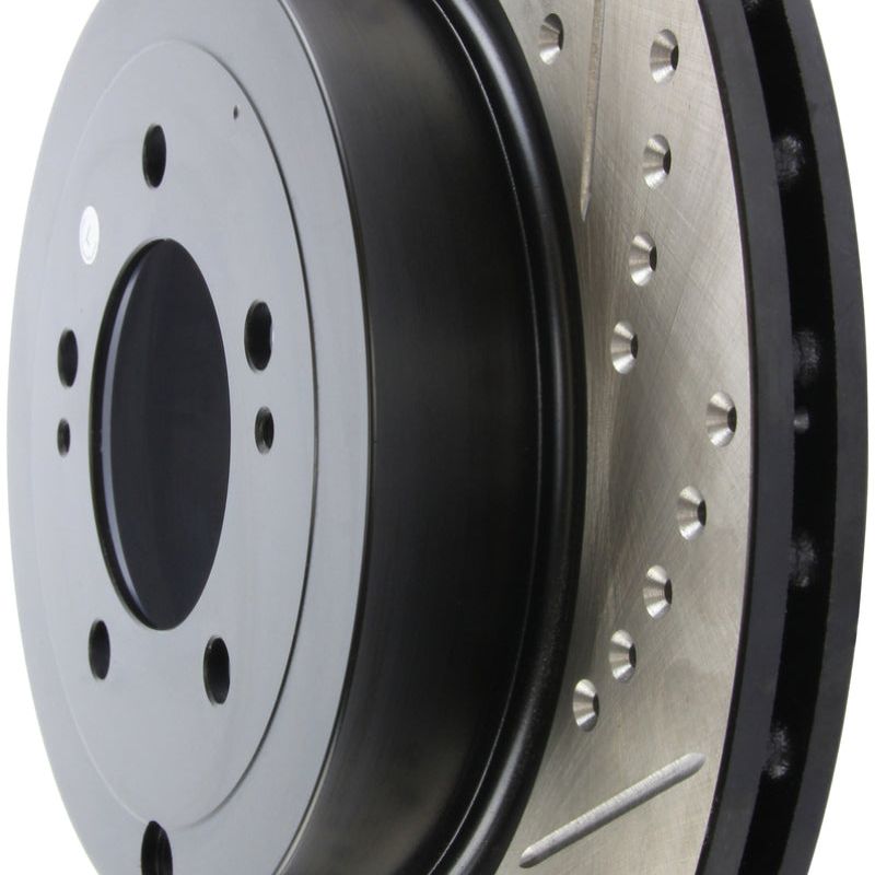 Stoptech 127.46075L - STO127.46075L - StopTech Slotted & Drilled Sport Brake Rotor - Shipped in Europe - Tuningsupply.com